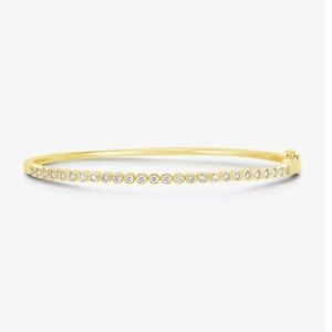 Ring Concierge Gold Diamond Bezel Bangle